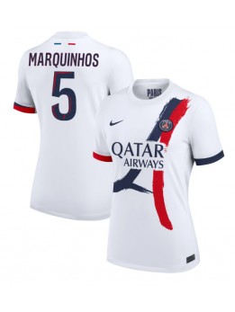 Paris Saint-Germain Marquinhos #5 Auswärtstrikot für Frauen 2024-25 Kurzarm